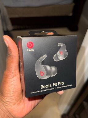 Beats by Dre Beats Fit Pro Earbuds - Black with Red Logo